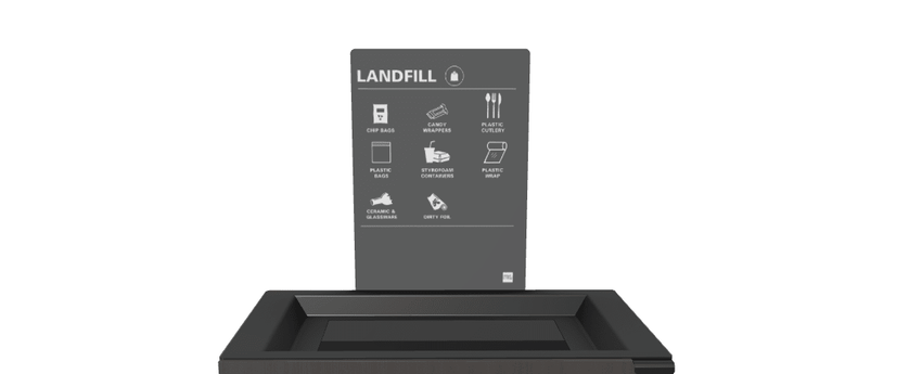 Magnuson SIGN - ADH - P Steel Signage Holder with Permanent Adhesive Graphic for Valuta and Sotare Units (MAG - SIGN - ADH - P - XXX) - SchoolOutlet