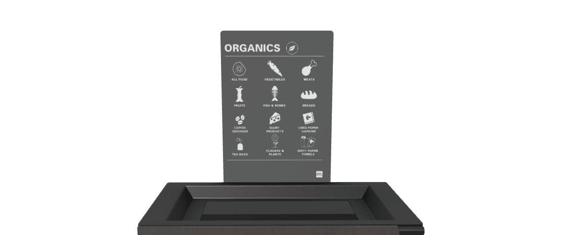 Magnuson SIGN - ADH - P Steel Signage Holder with Permanent Adhesive Graphic for Valuta and Sotare Units (MAG - SIGN - ADH - P - XXX) - SchoolOutlet