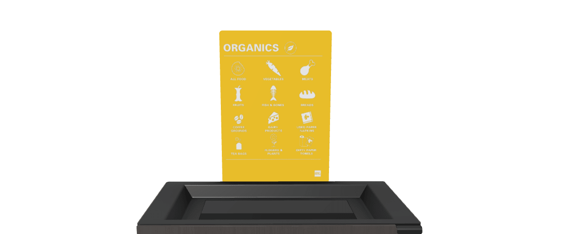 Magnuson SIGN - ADH - P Steel Signage Holder with Permanent Adhesive Graphic for Valuta and Sotare Units (MAG - SIGN - ADH - P - XXX) - SchoolOutlet