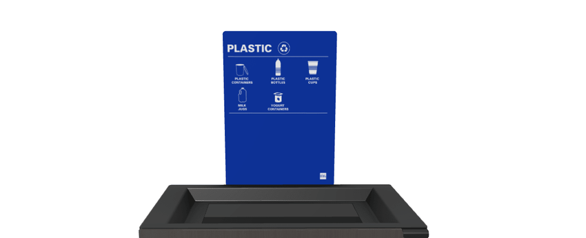 Magnuson SIGN - ADH - P Steel Signage Holder with Permanent Adhesive Graphic for Valuta and Sotare Units (MAG - SIGN - ADH - P - XXX) - SchoolOutlet