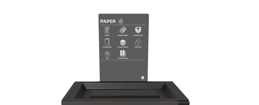 Magnuson SIGN - MAG - R Steel Signage Holder with Removable Magnetic Graphic for Valuta and Sotare Units (MAG - SIGN - MAG - R - XXX) - SchoolOutlet