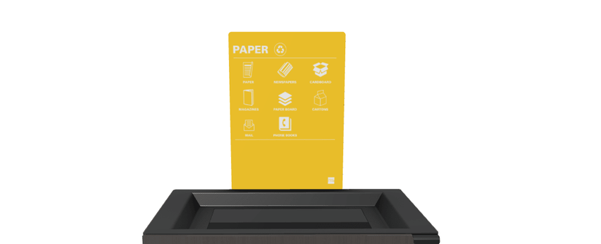 Magnuson SIGN - MAG - R Steel Signage Holder with Removable Magnetic Graphic for Valuta and Sotare Units (MAG - SIGN - MAG - R - XXX) - SchoolOutlet
