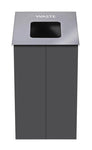 Magnuson SLP - 02L 32 - Gallon Painted Steel Waste Receptacle with Internal Rigid Liner and Integrated Bag Arms (MAG - SLP - 02L) - SchoolOutlet
