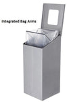 Magnuson SLP - 02L - DBL 32 - Gallon Dual - Stream Painted Steel Receptacle with Internal Rigid Liners and Integrated Bag Arms (MAG - SLP - 02L - DBL) - SchoolOutlet