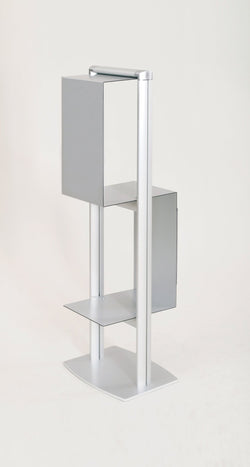 Magnuson Dual-Shelf Professional Catalog and Magazine Display Stand (MAG-SOCU-1100)