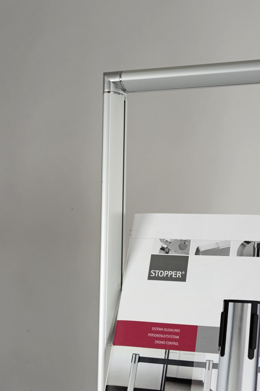 Magnuson Rack Soistes Mobile Magazine Rack - 2 Shelves 40.5625"H (MAG - SORA6 - A4) - SchoolOutlet