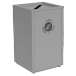 Magnuson ST - 12 70 - Gallon Painted Steel Recycling Receptacle with Paper Top Opening and Front - Opening Locking Door (MAG - ST - 12) - SchoolOutlet