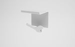 Magnuson Painted Steel 1 Double Pronged Wall Hook with Shelf (MAG - STAL - 1W - P) - SchoolOutlet