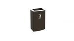 Magnuson TRADA - 01 24 - Gallon Painted Steel Waste Receptacle with 16 - Gallon Internal Rigid Liner and Multiple Top Opening Options (MAG - TRADA - 01) - SchoolOutlet
