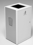 Magnuson UMEA - 10 40 - Gallon Single - Stream Waste Receptacle with Front - Opening Door and Internal Rigid Liner (MAG - UMEA - 10) - SchoolOutlet