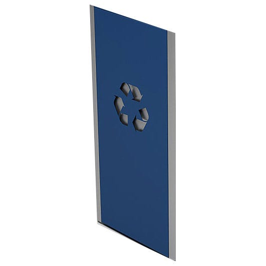 Magnuson UMEA - PNLARROWS Laser - Cut Steel Side Panels with Recycling Arrows for UMEA Receptacles (MAG - UMEA - PNL - ARROWS) - SchoolOutlet