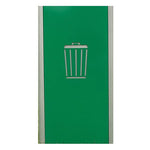 Magnuson UMEA - PNLWASTE Laser - Cut Steel Side Panels with Waste Typography for UMEA Receptacles (MAG - UMEA - PNL - WASTE) - SchoolOutlet