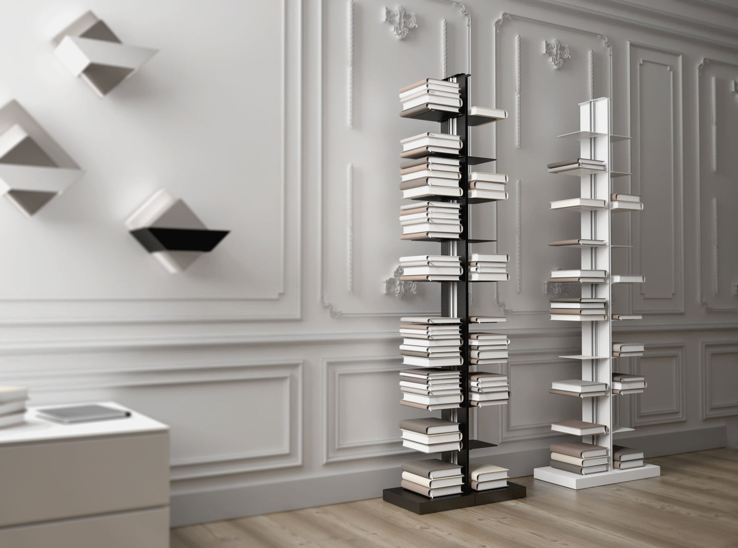 Magnuson Floor Standing Double - Sided Bookshelf - 20 Shelves (MAG - USIO - FD) - SchoolOutlet