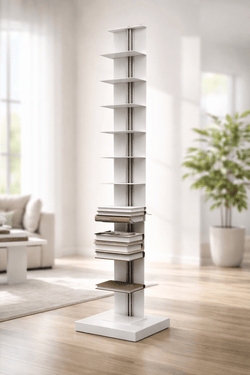 Magnuson Floor Standing Single-Sided Bookshelf - 10 Shelves (MAG-USIO-FS)