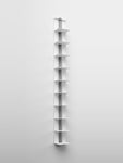 Magnuson Wall Mounted Bookshelf - 10 Shelves (MAG - USIO - W) - SchoolOutlet