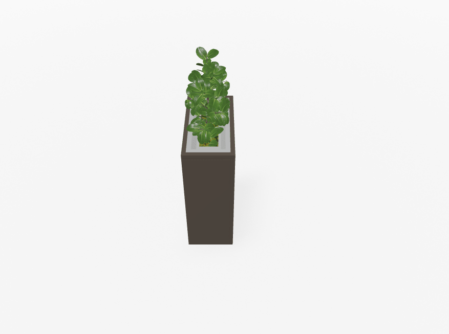 Magnuson VA1809L - JR - P Junior Height Rectangular Painted Steel Indoor Planter with Internal Rigid Liner and Adjustable Glides (MAG - VA1809L - JR - P - XXX) - SchoolOutlet