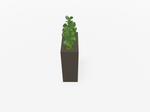 Magnuson VA1809L - JR - P Junior Height Rectangular Painted Steel Indoor Planter with Internal Rigid Liner and Adjustable Glides (MAG - VA1809L - JR - P - XXX) - SchoolOutlet