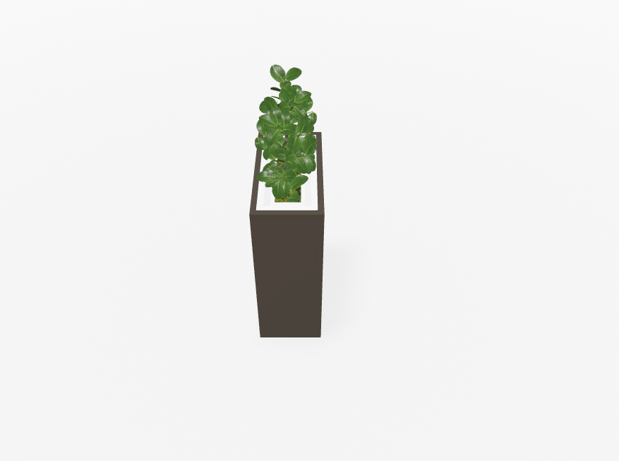 Magnuson VA1809L - JR - P Junior Height Rectangular Painted Steel Indoor Planter with Internal Rigid Liner and Adjustable Glides (MAG - VA1809L - JR - P - XXX) - SchoolOutlet