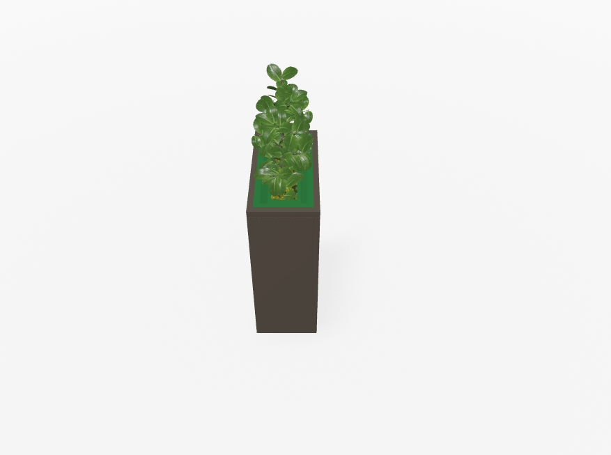 Magnuson VA1809L - JR - P Junior Height Rectangular Painted Steel Indoor Planter with Internal Rigid Liner and Adjustable Glides (MAG - VA1809L - JR - P - XXX) - SchoolOutlet