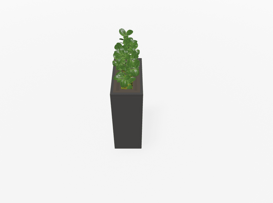 Magnuson VA1809L - JR - P Junior Height Rectangular Painted Steel Indoor Planter with Internal Rigid Liner and Adjustable Glides (MAG - VA1809L - JR - P - XXX) - SchoolOutlet