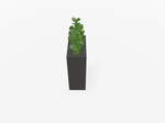 Magnuson VA1809L - JR - P Junior Height Rectangular Painted Steel Indoor Planter with Internal Rigid Liner and Adjustable Glides (MAG - VA1809L - JR - P - XXX) - SchoolOutlet