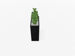 Magnuson VA1809L - JR - P Junior Height Rectangular Painted Steel Indoor Planter with Internal Rigid Liner and Adjustable Glides (MAG - VA1809L - JR - P - XXX) - SchoolOutlet