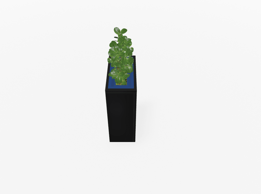Magnuson VA1809L - JR - P Junior Height Rectangular Painted Steel Indoor Planter with Internal Rigid Liner and Adjustable Glides (MAG - VA1809L - JR - P - XXX) - SchoolOutlet