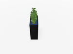 Magnuson VA1809L - JR - P Junior Height Rectangular Painted Steel Indoor Planter with Internal Rigid Liner and Adjustable Glides (MAG - VA1809L - JR - P - XXX) - SchoolOutlet