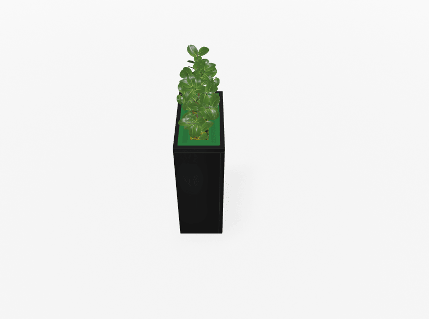 Magnuson VA1809L - JR - P Junior Height Rectangular Painted Steel Indoor Planter with Internal Rigid Liner and Adjustable Glides (MAG - VA1809L - JR - P - XXX) - SchoolOutlet
