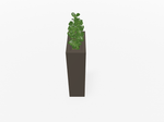 Magnuson Rectangular Painted Steel Indoor Planter with Internal Rigid Liner and Adjustable Glides (MAG - VA1809L - P - XXX) - SchoolOutlet