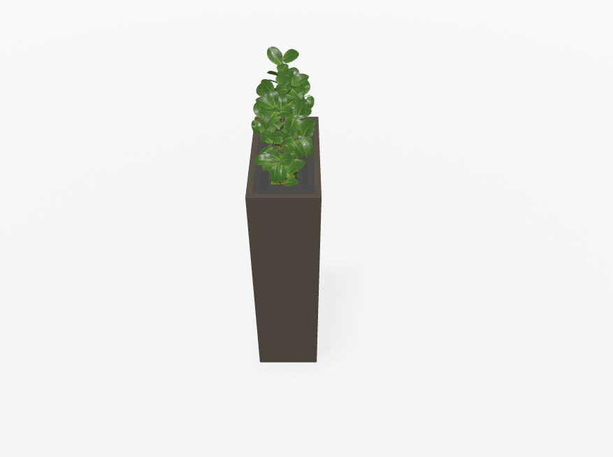 Magnuson Rectangular Painted Steel Indoor Planter with Internal Rigid Liner and Adjustable Glides (MAG - VA1809L - P - XXX) - SchoolOutlet