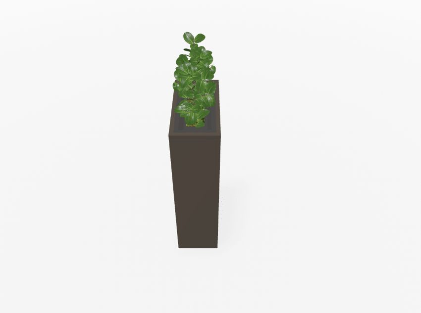 Magnuson Rectangular Painted Steel Indoor Planter with Internal Rigid Liner and Adjustable Glides (MAG - VA1809L - P - XXX) - SchoolOutlet