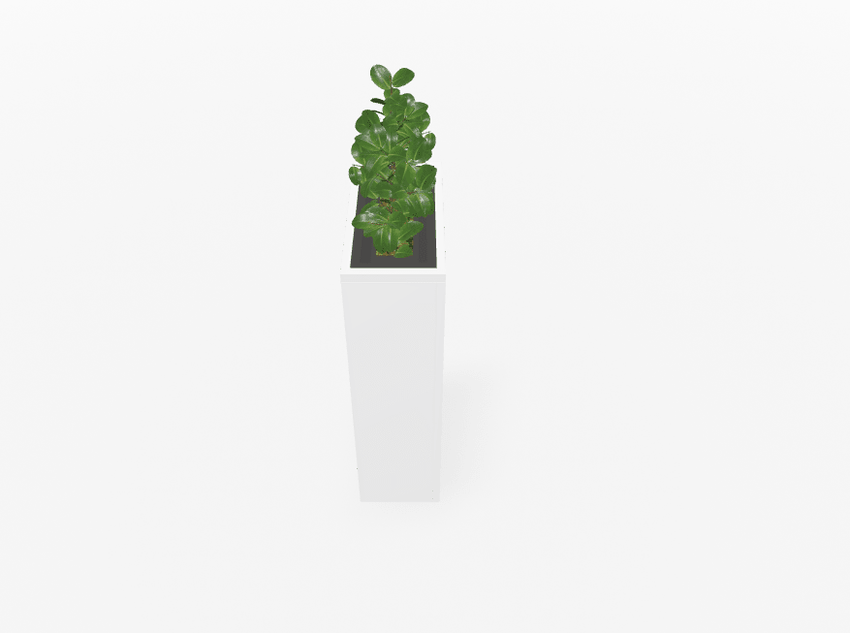 Magnuson Rectangular Painted Steel Indoor Planter with Internal Rigid Liner and Adjustable Glides (MAG - VA1809L - P - XXX) - SchoolOutlet