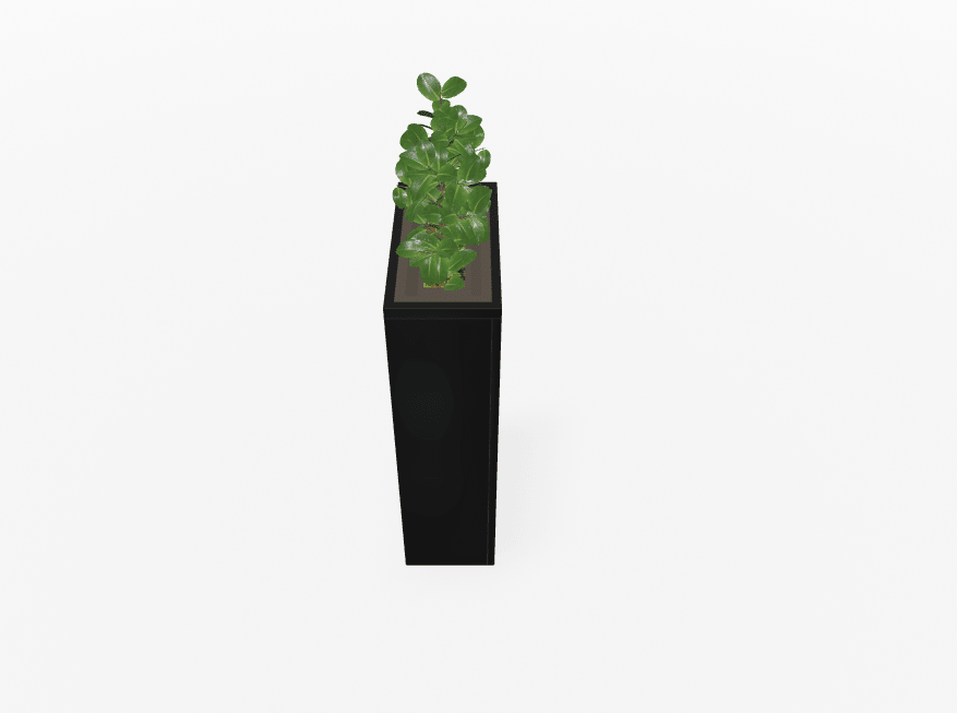 Magnuson Rectangular Painted Steel Indoor Planter with Internal Rigid Liner and Adjustable Glides (MAG - VA1809L - P - XXX) - SchoolOutlet