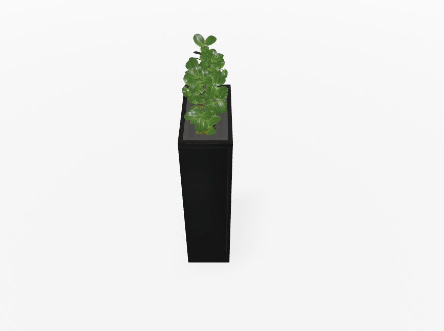 Magnuson Rectangular Painted Steel Indoor Planter with Internal Rigid Liner and Adjustable Glides (MAG - VA1809L - P - XXX) - SchoolOutlet
