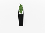 Magnuson Rectangular Painted Steel Indoor Planter with Internal Rigid Liner and Adjustable Glides (MAG - VA1809L - P - XXX) - SchoolOutlet