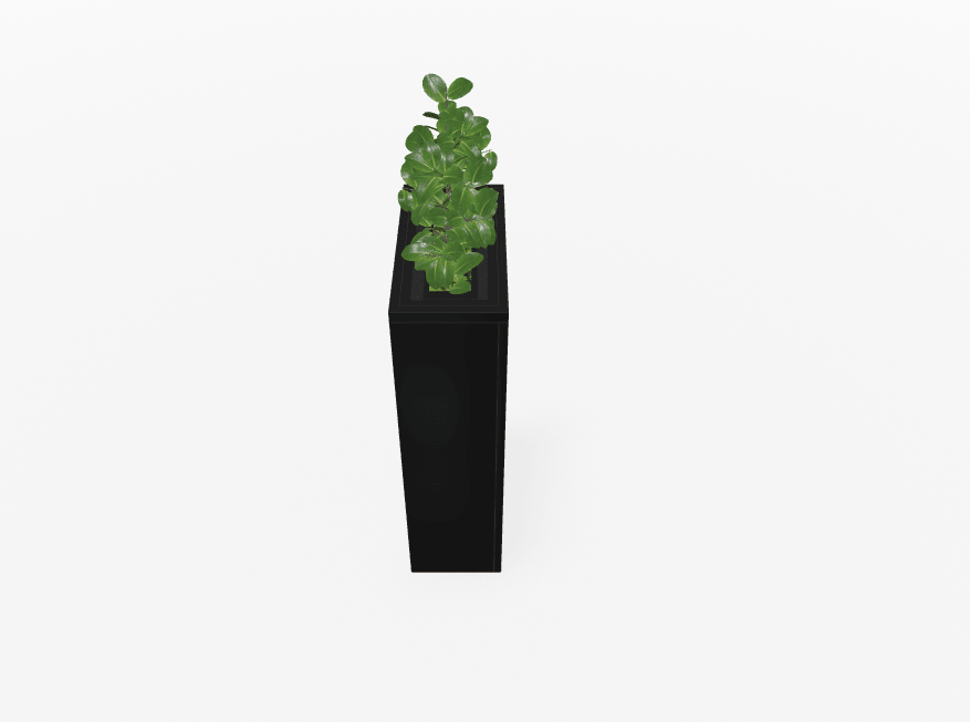 Magnuson Rectangular Painted Steel Indoor Planter with Internal Rigid Liner and Adjustable Glides (MAG - VA1809L - P - XXX) - SchoolOutlet