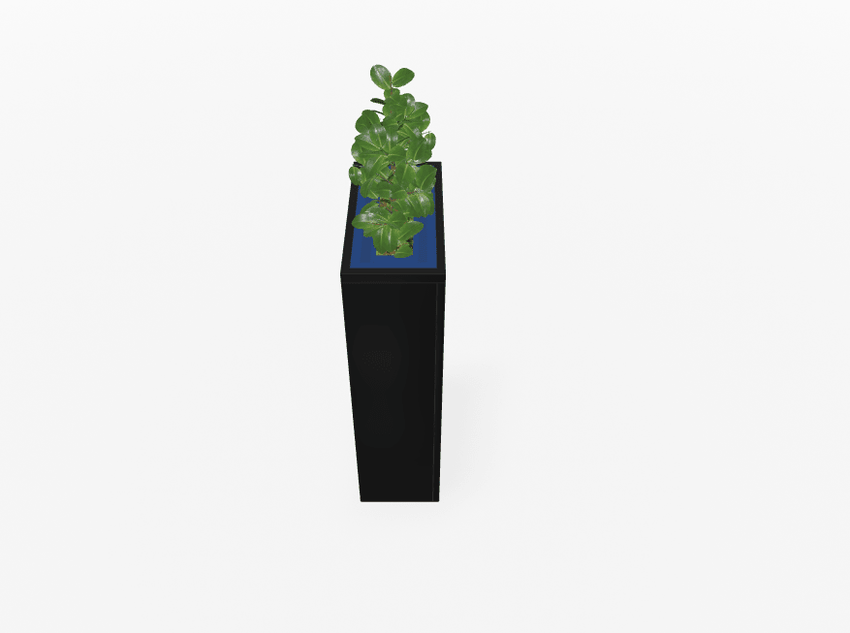 Magnuson Rectangular Painted Steel Indoor Planter with Internal Rigid Liner and Adjustable Glides (MAG - VA1809L - P - XXX) - SchoolOutlet