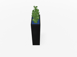 Magnuson Rectangular Painted Steel Indoor Planter with Internal Rigid Liner and Adjustable Glides (MAG - VA1809L - P - XXX) - SchoolOutlet