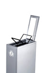 Magnuson VA1809L - SEC Valuta 20 - Gallon Steel Security Waste Receptacle with Locking Top and Document Slot (MAG - VA1809L - SEC) - SchoolOutlet