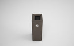 Magnuson VA1814L Valuta 32 - Gallon Steel Waste Receptacle with Internal Rigid Liner and Integrated Bag Arms (MAG - VA1814L) - SchoolOutlet