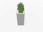 Magnuson Deep - Profile Rectangular Painted Steel Indoor Planter with Internal Rigid Liner and Adjustable Glides (MAG - VA1814L - P - XXX) - SchoolOutlet
