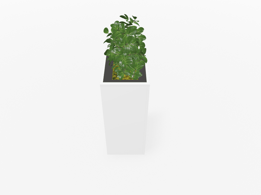 Magnuson Deep - Profile Rectangular Painted Steel Indoor Planter with Internal Rigid Liner and Adjustable Glides (MAG - VA1814L - P - XXX) - SchoolOutlet