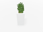 Magnuson Deep - Profile Rectangular Painted Steel Indoor Planter with Internal Rigid Liner and Adjustable Glides (MAG - VA1814L - P - XXX) - SchoolOutlet