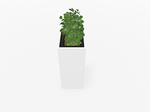 Magnuson Deep - Profile Rectangular Painted Steel Indoor Planter with Internal Rigid Liner and Adjustable Glides (MAG - VA1814L - P - XXX) - SchoolOutlet