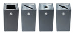 Magnuson VA1818L Valuta 40 - Gallon Steel Waste Receptacle with Internal Rigid Liner and Integrated Bag Arms (MAG - VA1818L) - SchoolOutlet