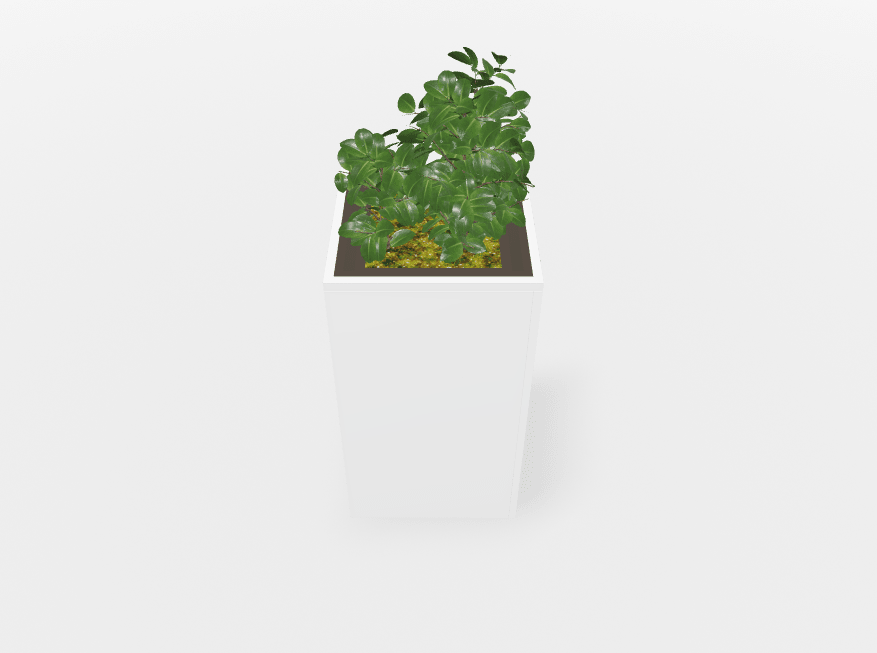 Magnuson Square Painted Steel Indoor Planter with Internal Rigid Liner and Adjustable Glides (MAG - VA1818L - P - XXX) - SchoolOutlet