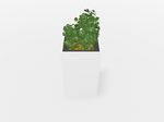 Magnuson Square Painted Steel Indoor Planter with Internal Rigid Liner and Adjustable Glides (MAG - VA1818L - P - XXX) - SchoolOutlet