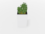 Magnuson Square Painted Steel Indoor Planter with Internal Rigid Liner and Adjustable Glides (MAG - VA1818L - P - XXX) - SchoolOutlet