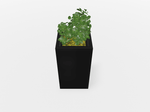 Magnuson Square Painted Steel Indoor Planter with Internal Rigid Liner and Adjustable Glides (MAG - VA1818L - P - XXX) - SchoolOutlet